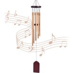 Hdkha - carillon a vent exterieur, 8 tube aluminium carillon a vent, dcoration arbre moulin  vent jardin ...