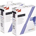Hellermanntyton 300 - 32542 gaine thermor�tractable s�ns colle rouge 25. 40 mm 12. 70 mm taux de retreint:2:1 ...