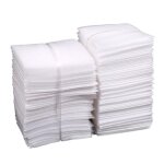 Hemoton lot de 100 pochettes de protection 25x30cm pour emballer en toute s�curit� tasses, assiettes, ...