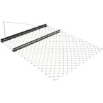 Herse traînée a chaîne, 1520x1240 mm, niveleur d'allée remorquable tapis de traînage nivellement de paysage ... Herse traînée a chaîne, 1520x1240 mm, niveleur d'allée remorquable tapis de traînage nivellement de paysage ...