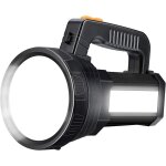 Hljhj - lampe de poche led super lumineuse rechargeable 4050 lumens 10000mah avec 6 modes d'clairage, ...