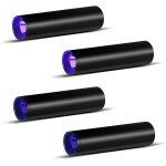 Hljhj - lampe uv 365nm & 395nm, mini puissante et rechargeable lumiere noire, usb led lampe ultraviolet ...