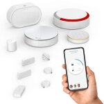 Home alarm advanced plus - alarme maison sans fil connecte avec sirne extrieure et clavier - module ...