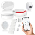 Home alarm advanced - pack vido - alarme maison sans fil connect wifi - module gsm - camra de surveillance ...
