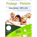 Prot�ge matelas - home deco - molleton - 100% coton - 140 x 190 cm - anti - acariens - blanc