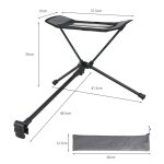 Hooru - chaise lunaire pliante et légère en aluminium , siège de camping, plage, pique - nique, pêche, ... Hooru - chaise lunaire pliante et légère en aluminium , siège de camping, plage, pique - nique, pêche, ...