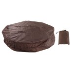 Housse anti - poussire pour meubles d'extrieur, housse de baignoire ronde en taffetas de polyester ...