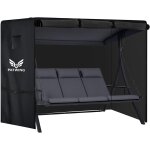 Housse de balancelle, 3 places bche de protection pour balancelle, tanche et rsistante aux intempries ...