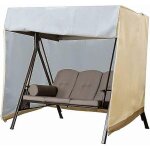 Housse de balancelle de jardin 2 places imperm�able, tissu oxford 190t, anti - uv, pour balancelle d'ext�rieur ...