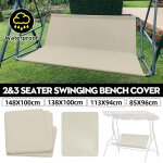 Housse de balanoire etanche 2 / 3 places, pour de banc de chaise, couvertures polyvalentes d'extrieur ...
