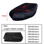 Housse de bateau gonflable en forme de v, impermable, anti - poussire, antiuv, pluie, neige, canot ...