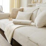 Housse de canap d'angle impermable en forme de l 1 / 2 / 3 / 4 places, protection de canap antidrapante ...