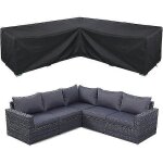 Housse de canap d'angle impermable pour meubles de jardin, 270 x 270 x 90 cm