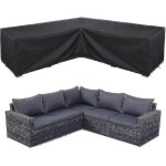 Housse de canape d'angle impermeable pour meubles de jardin, housse de protection pour meubles d'exterieur, ...