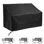 Housse de canap� noire en tissu oxford 210d pour 3 places