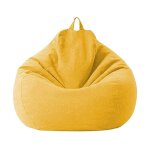 Housse de canap paresseux en lin non rempli, sige inclinable, pouf bouffant, tatami, articles mnagers ...