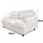 Housse de canape en plastique pour animaux de compagnie, protection transparente contre les rayures de ... Housse de canape en plastique pour animaux de compagnie, protection transparente contre les rayures de ...