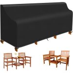 Housse de causeuse de jardin en tissu oxford 420d imperméable et résistant au vent - convient pour causeuse ... Housse de causeuse de jardin en tissu oxford 420d imperméable et résistant au vent - convient pour causeuse ...
