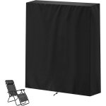 Housse chaise longue pliante jardin exterieur housse de protection pour chaise longue pliante housse ...