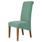 Housse de chaise universelle a dossier haut et haute elasticité, en jacquard, taille m xl, pour salle ... Housse de chaise universelle a dossier haut et haute elasticité, en jacquard, taille m xl, pour salle ...