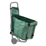 Housse pour chariot à bûches en métal sur roues Housse pour chariot à bûches en métal sur roues