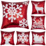 Housse de coussin réversible a paillettes, housse de coussin décorative pour la maison, accessoires de ... Housse de coussin réversible a paillettes, housse de coussin décorative pour la maison, accessoires de ...