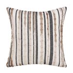 Housse de coussin tress�e a rayures, style boho, d�coration moderne et rustique, pour canap� et lit, ...