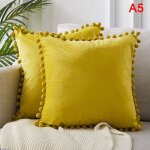 Housse de coussin en velours doux, taie d'oreiller décoratif, couleur unie, décoration de luxe pour la ... Housse de coussin en velours doux, taie d'oreiller décoratif, couleur unie, décoration de luxe pour la ...