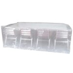 Housse  ecoplatinium  90gr / m2, 310x150cmxh80cm pour table rectan. et chaises
