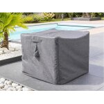 Housse pour fauteuil de jardin hambo s gris - 100 x 75 x 75 cm - hespride