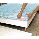 Housse de matelas - ose - 160 x 200 cm - polyester - lavable - protection optimale Housse de matelas - ose - 160 x 200 cm - polyester - lavable - protection optimale