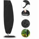 Housse de parasol, 210d housse de parasol jardin pour 2 a 4 m de 210d grand parasol d�port�, couverture ...