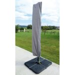 Housse parasol déporté - d : 45 cm l : 240 cm - gris mastic Housse parasol déporté - d : 45 cm l : 240 cm - gris mastic