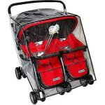 Housse de pluie universelle pour poussette double côte à côte, en pvc transparent, anti - poussière et ... Housse de pluie universelle pour poussette double côte à côte, en pvc transparent, anti - poussière et ...