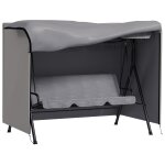 Housse de protection balancelle de jardin 3 places b�che etanche dim. 2, 05l x 1, 24l x 1, 64h m polyester ...