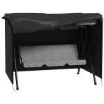 Housse de protection balancelle de jardin 3 places b�che etanche dim. 2, 05l x 1, 24l x 1, 64h m polyester ...