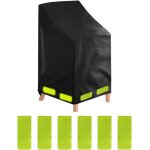 Housse protection chaise de jardin exterieur, housse de protection pour chaise, housse de protection ...