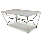 Housse de protection cover air pour table de jardin rectangulaire 4 - 6 personnes - 160 x 90 x 50 cm