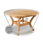 Housse de protection cover air pour table de jardin ronde - � 120 x 50 cm