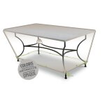 Housse de protection cover air pour table rectangulaire 8 - 10 personnes - 260 x 100 x 50 cm - jardiline ...