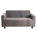 Housse de protection extensible pour canapé et fauteuil, pour 3 places, couleur unie, pour salon Housse de protection extensible pour canapé et fauteuil, pour 3 places, couleur unie, pour salon