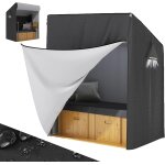 Housse de protection pour fauteuil - cabine de plage - largeur : 135 cm - 420d - imperméable - résistante ... Housse de protection pour fauteuil - cabine de plage - largeur : 135 cm - 420d - imperméable - résistante ...
