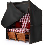 Housse de protection pour fauteuil - cabine de plage - résistante a l'hiver - imperméable - 120 x 90 ... Housse de protection pour fauteuil - cabine de plage - résistante a l'hiver - imperméable - 120 x 90 ...