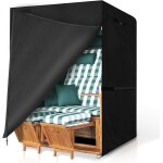 Housse de protection pour fauteuil - cabine de plage - résistante aux intempéries - imperméable - 135 ... Housse de protection pour fauteuil - cabine de plage - résistante aux intempéries - imperméable - 135 ...