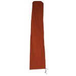 Housse de protection hwc pour parasol jusqu'� 4, 3 m (3x3 m), gaine de protection avec zip terre cuite ...