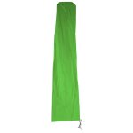 Housse de protection hwc pour parasol jusqu'� 4, 3 m (3x3 m), gaine de protection avec zip vert