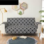 Housse de protection impermable de couleur unie, tapis amovible pour chien et enfant, fauteuil, accoudoir, ...