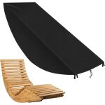 Housse de protection imperm�able uv pour chaise longue jardin 155x65x95cm - tissu oxford 420d.