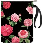 Housse de protection de livre en forme de fleur pour livres brochs, couverture de livre en tissu lavable ...