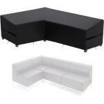 Housse de protection pour meubles de jardin en forme de l impermablehousse de canap d'angle de jardin ...